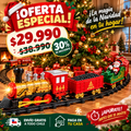 Tren Navideño Musical con Luz y Sonido