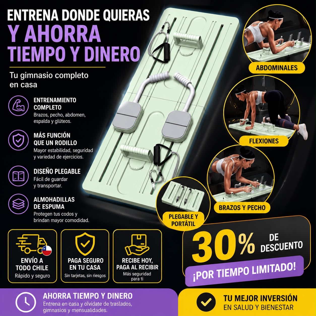 Tabla Para Pilates Plegable
