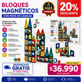 Bloques Magnéticos 97 Piezas con Pista